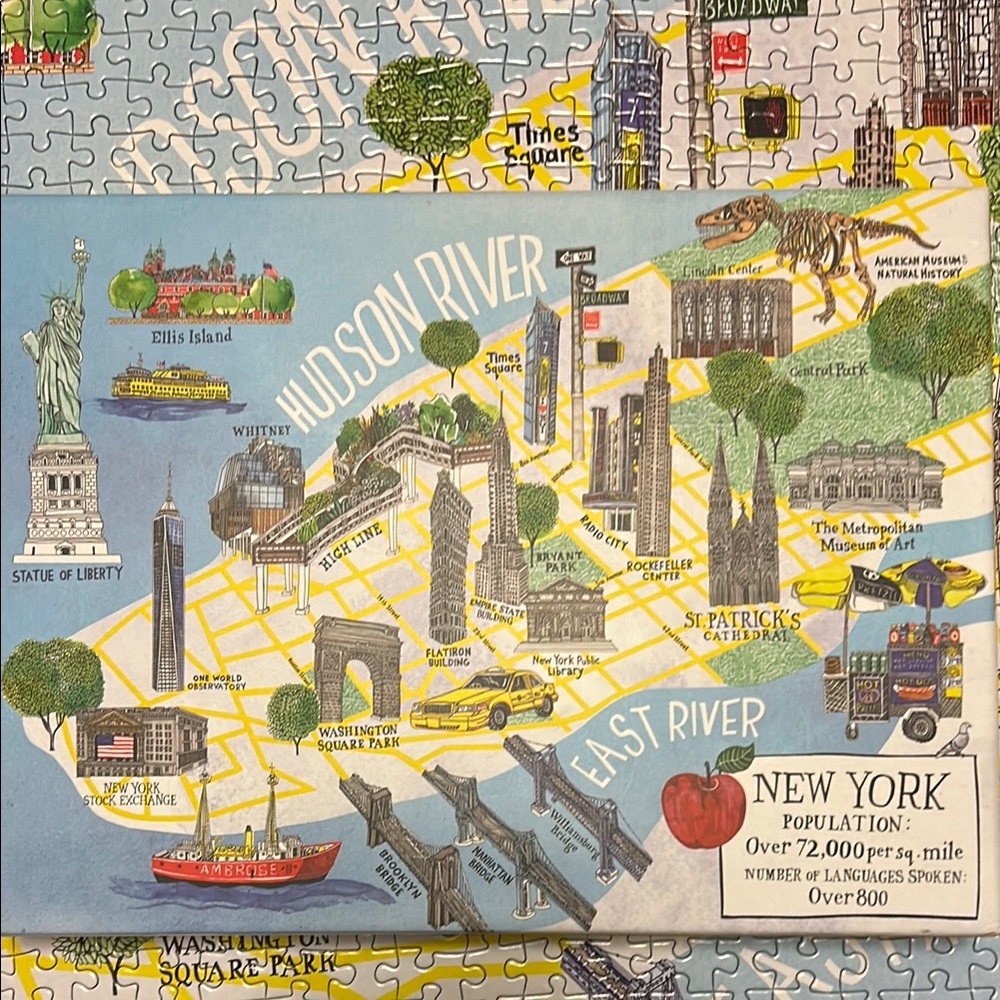COMPLETE New York City 1000 Puzzle